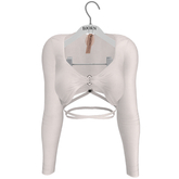 Bjorn: Violet Top - White