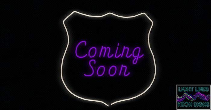 Coming Soon W/ Route 66 Frame Neon Sign
