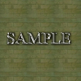 Zoy Texture [ Modern Brick wall ] - Seamless - Green