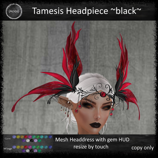 {Acios} Tamesis Headpiece ~black~