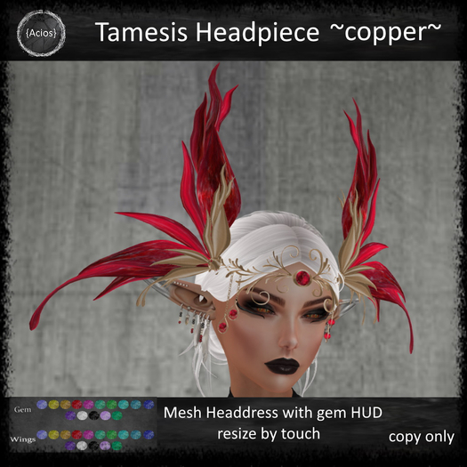 {Acios} Tamesis Headpiece ~copper~