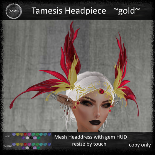 {Acios} Tamesis Headpiece ~gold~