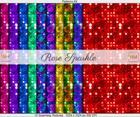 Rose Sparkle Patterns Kit 10 Seamless Textures NM