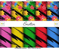 Emotion Matchup Kit 10 Seamless Flowers Textures NM