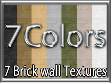 Zoy Texture [ Modern Brick wall ] - Seamless - 7 Textures