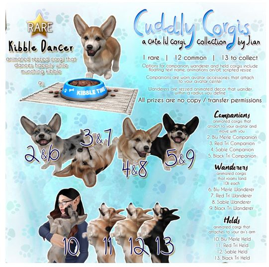 JIAN Cuddly Corgis 1. Kibble Dancer BOX