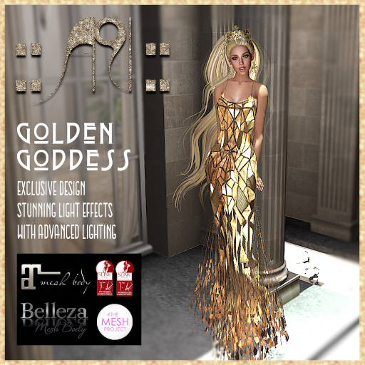 ::AU:: GOLDEN GODDESS GOWN