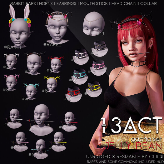 !13ACT - Jelly Bean  #1 RARE