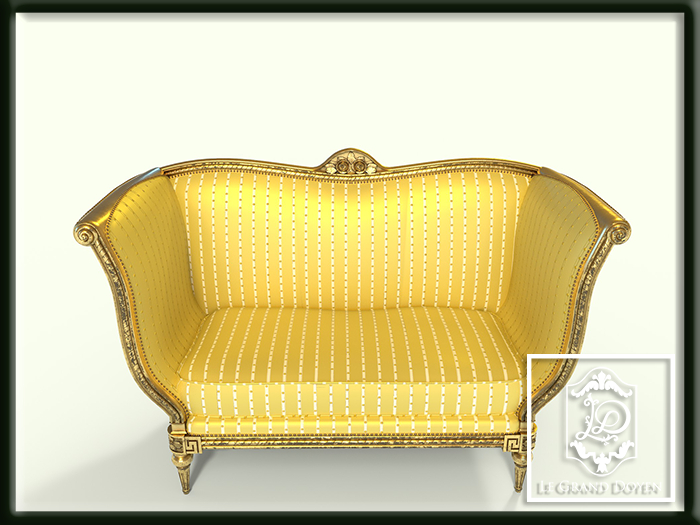 {{LGD}}-Rothschild's Settee-Gold (ADD ME)