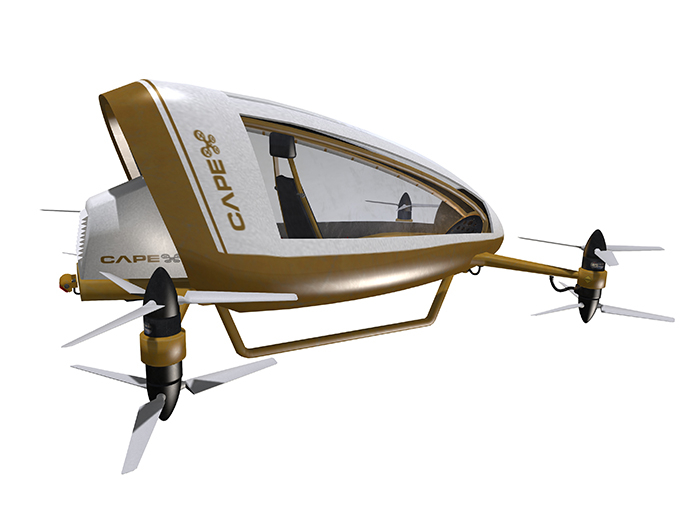 TWO SEAT QUADCOPTER  ORANGE