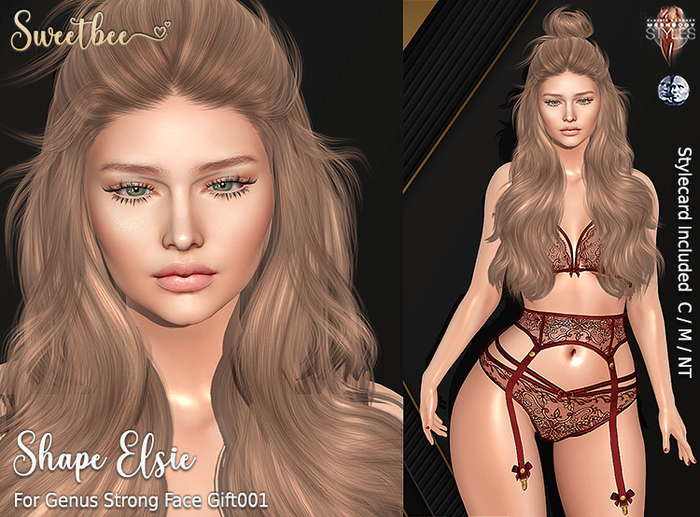 [Sweetbee] - Shape Elsie (Genus Strong Face Gift001)