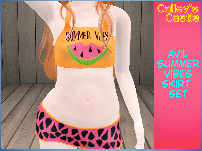 Summer Vibes AviL Skirt Set  (Add to Unpack)