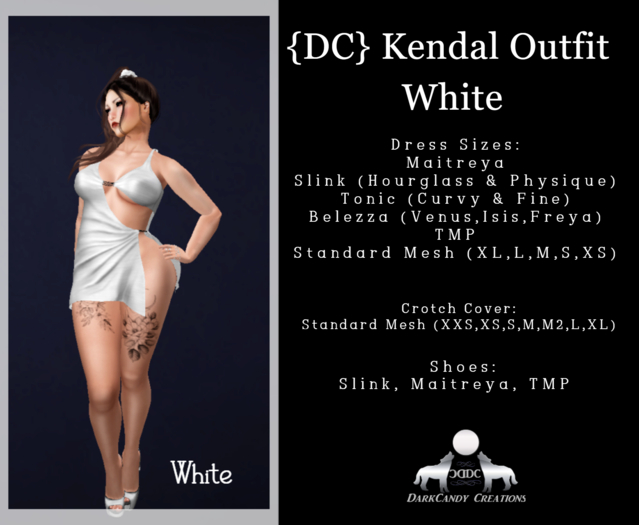 {DC}Kendal Outfit White