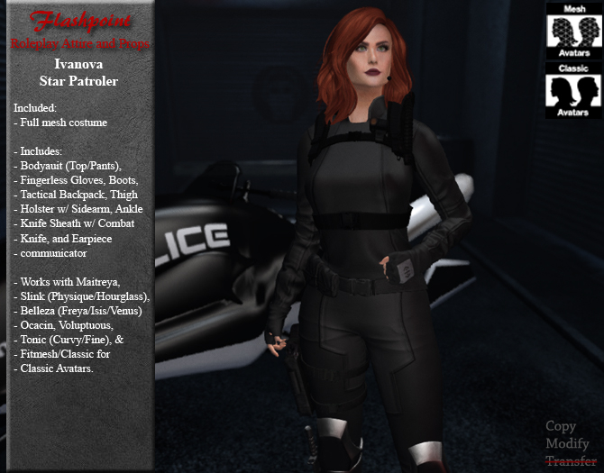Ivanova Star Patroler - Black