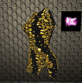 ~SugarBaby~ Suga Dress-Maitreya-Black & Gold