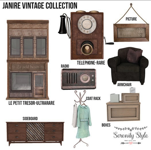 Serenity Style- Janire Vintage Sideboard