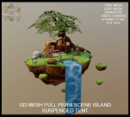 GD MESH FULL PERM SCENE ISLAND SUSPENDED TENT
