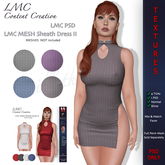 LMC PSD - Sheath Dress II - PSD & Textures ONLY !!!