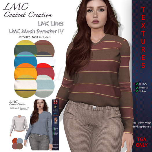 LMC TGA - Lines - Textures for the LMC Sweater IV 