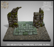 GD MESH FULL PERM ARC STONE RUINS