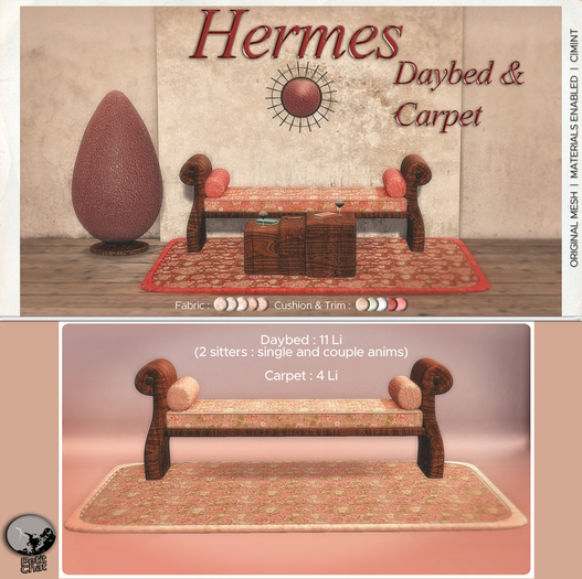 *PC* Hermes Daybed & Carpet 