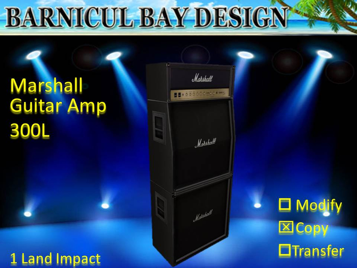[BBD] Marshall Guitar Amp (unpack me)