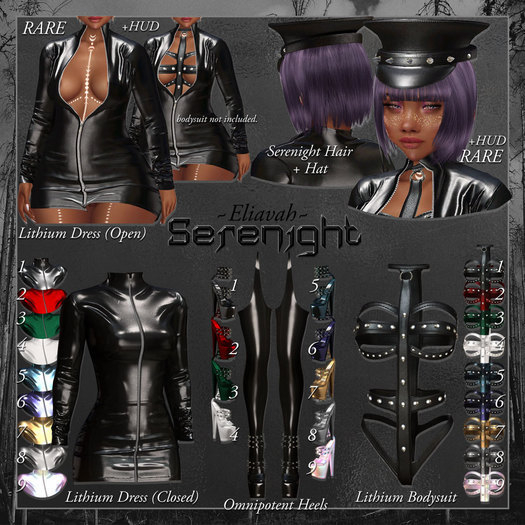 Eliavah ~ Serenight Hair RARE