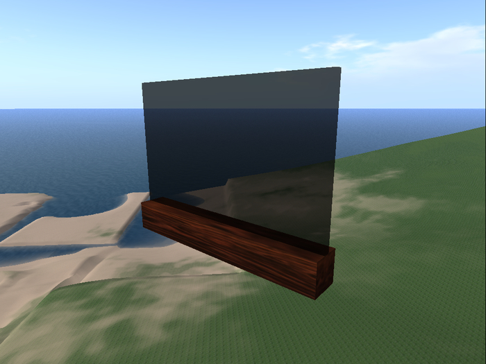 IzaCo Glass Vendor Stand