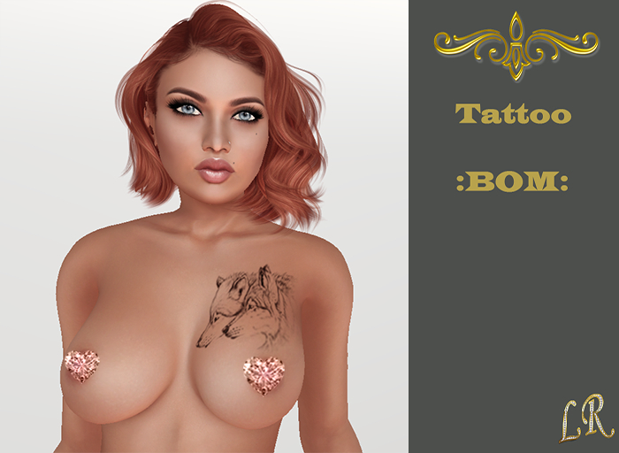 -=L R=- Tattoo :BOM: Tattoo wolf couple