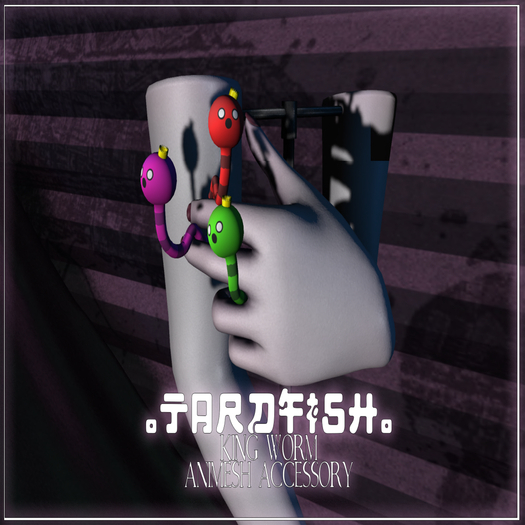 .Tardfish. King Worm - Pink (attach me to receive)