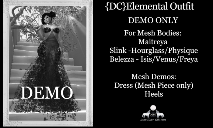 {DC}Elemental Outfit DEMO ONLY vF (Please Wear/Add)