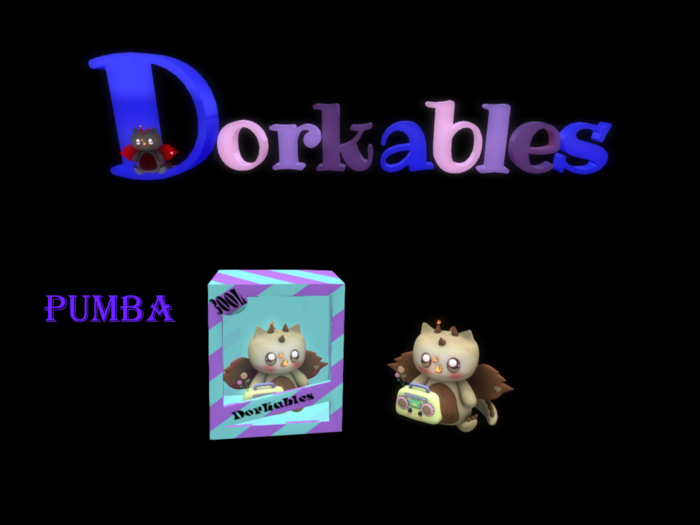 Dorkables: pumba packaged