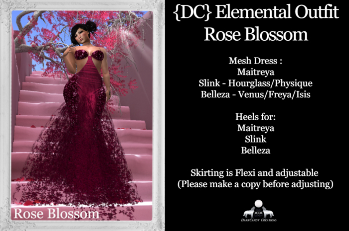 {DC}Rose Blossom Elemental vF (Wear/Add)
