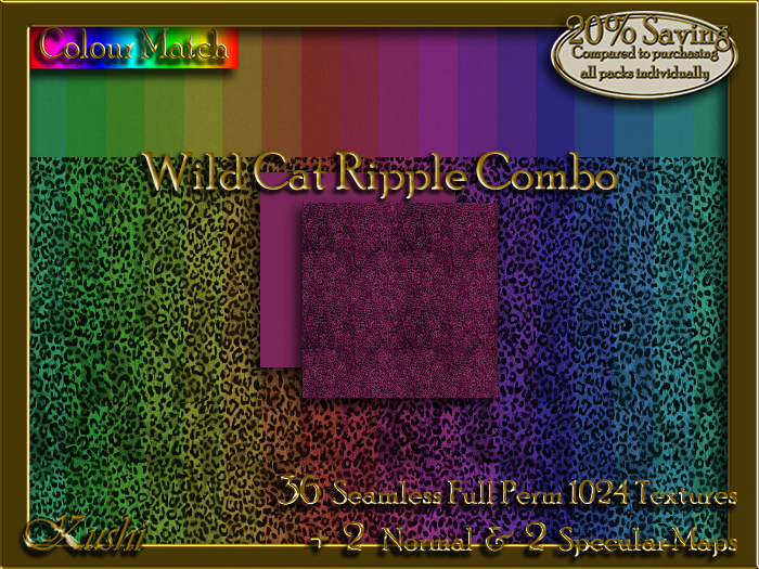 Wild Cat Ripple Combo Textures