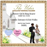 Flower Girl And Ring Bearer (Adult) - Entrance AND Exit Wedding Walk