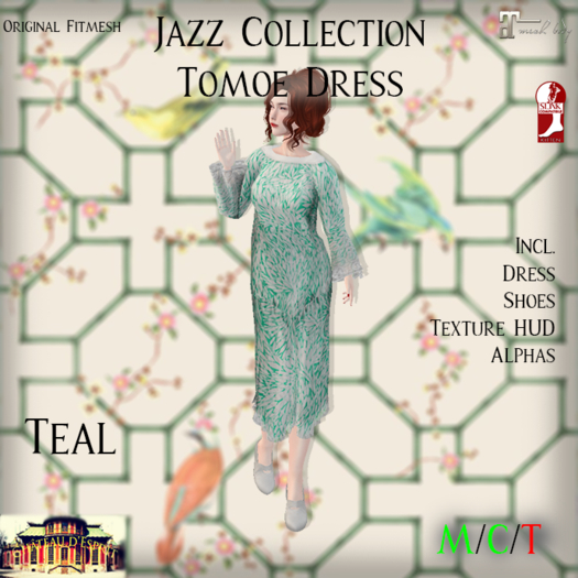 ~CdE~ Jazz Tomoe TEAL Dress