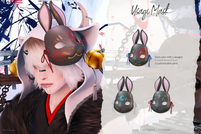 Kiru - Usagi Mask (Black)
