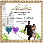 Comical Wedding Walk For Two Avatars (Entrance AND Exit Walk)