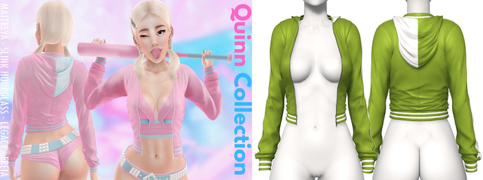 Rebelpill - Quinn Collection Jacket Lime