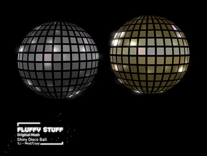 ::Fluffy Stuff:: Shiny Disco Balls