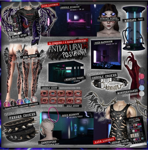 ANTINATURAL[+] Post-Human / Mer Within / HOLOPURPLE / GIANNI