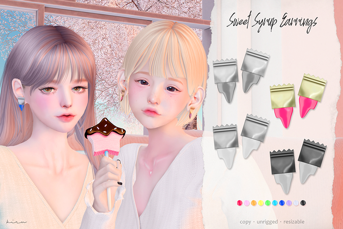 Kiru - Sweet Syrup Earrings (Gold)