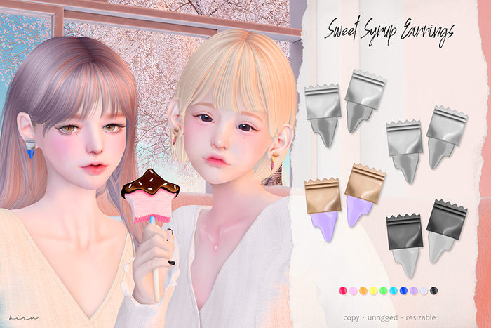 Kiru - Sweet Syrup Earrings (Copper)