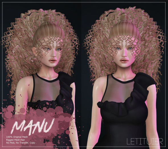 {Letituier} Manu Hair - Fatpack