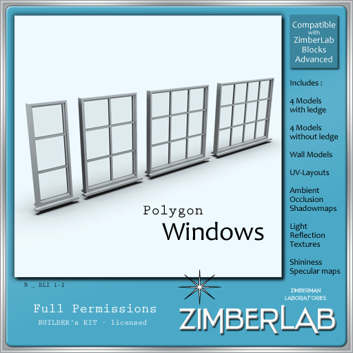 Mesh Windows full perm - ZimberLab Window B1
