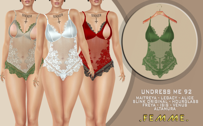 [FM] UNDRESS ME 92 GREEN 