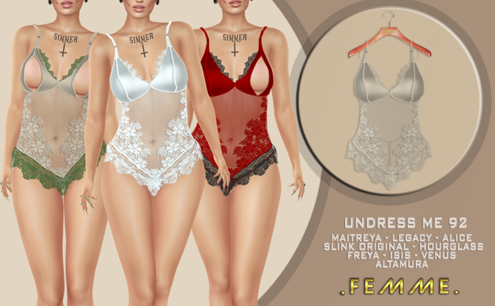 [FM] UNDRESS ME 92 NUDE