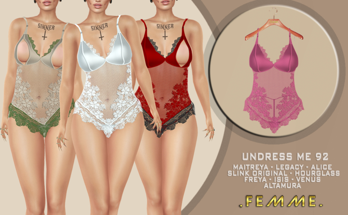 [FM] UNDRESS ME 92 PINK 