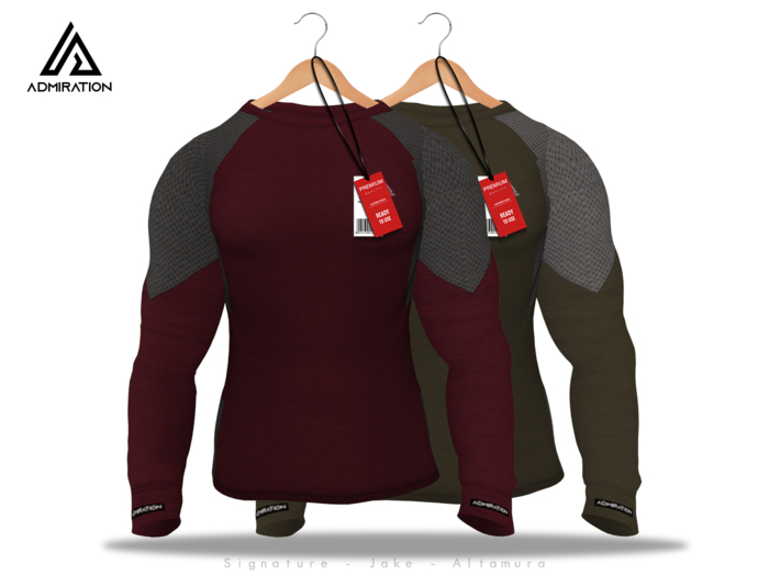 Admiration - Activewear Gym Tee Pack 1 Signature Jake Altamura