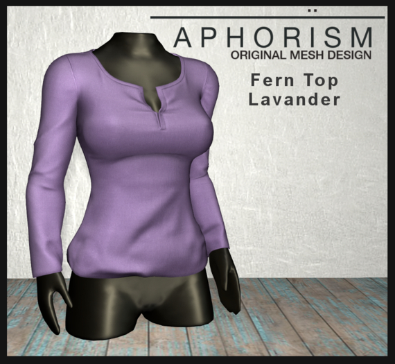 !APHORISM! - Fern Top - Lavender